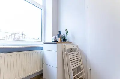 Küche/Küchenzeile in der Unterkunft Multiple Apartments and Rooms at The Heart of Vienna