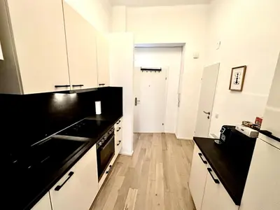 Küche/Küchenzeile in der Unterkunft Panda Apartment