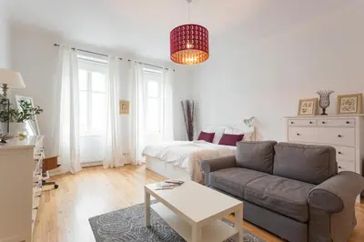 Ein Sitzbereich in der Unterkunft Sehr zentrales Stadtapartment - Nice Central City Apartment