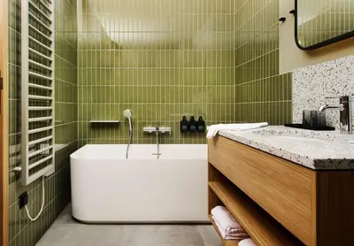 Ein Badezimmer in der Unterkunft A by Adina Vienna