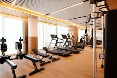 Das Fitnesscenter und/oder die Fitnesseinrichtungen in der Unterkunft A by Adina Vienna