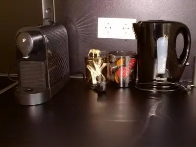 Kaffee-/Teezubehör in der Unterkunft Apartment Melanie