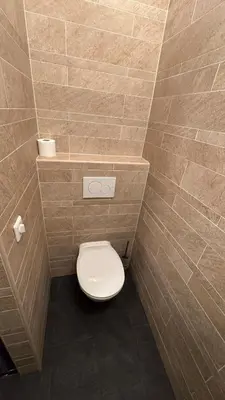 Ein Badezimmer in der Unterkunft Ruhiges Apartment mit guter Verkehrsanbindung