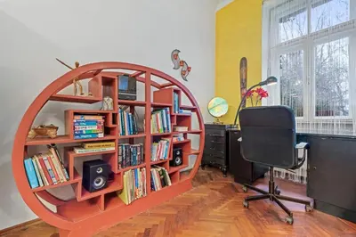Die Bibliothek in der Ferienwohnung