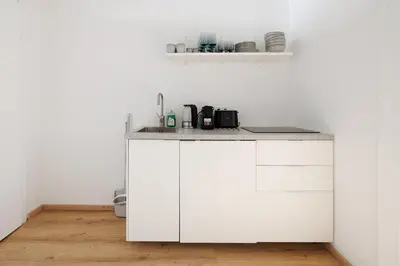 Küche/Küchenzeile in der Unterkunft Central Apartments - Hauptbahnhof