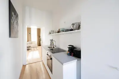 Küche/Küchenzeile in der Unterkunft Central Apartments - Hauptbahnhof