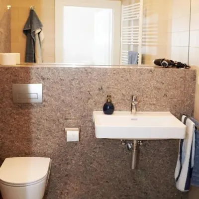 Ein Badezimmer in der Unterkunft Klimtsuites