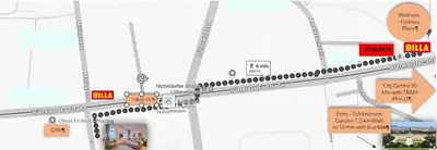 Grundriss der Unterkunft posh Studio Apartment - klassisch & schick