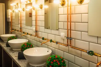 Ein Badezimmer in der Unterkunft UrbanKey Pods - Vienna Neubau