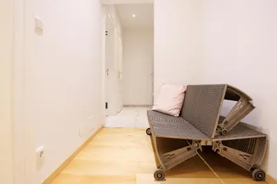 Ein Sitzbereich in der Unterkunft Belvedere City Apartment