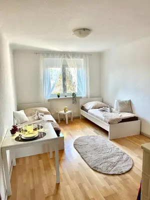 Ein Bett oder Betten in einem Zimmer der Unterkunft Quiet Apartment near Airport Vienna #2