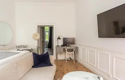 TV/Unterhaltungsangebot in der Unterkunft Designer Flat Vienna