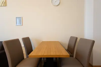Ein Sitzbereich in der Unterkunft Tabor Residence