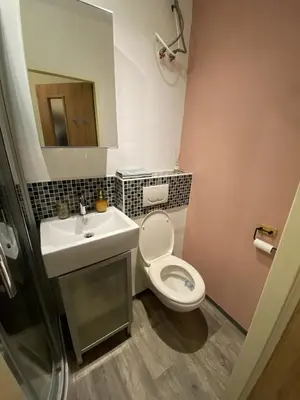 Ein Badezimmer in der Unterkunft Enjoy Wien