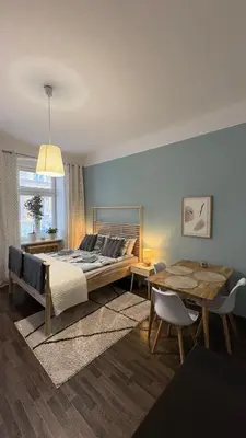 Ein Sitzbereich in der Unterkunft Enjoy Wien