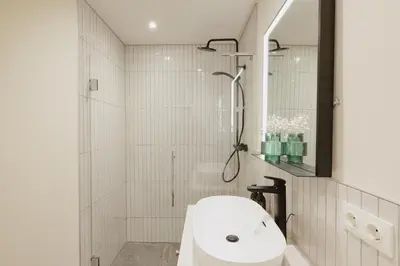 Ein Badezimmer in der Unterkunft Wilde Vienna Fleischmarkt