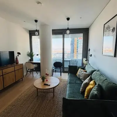 Modern apartment overlooking the skyline & Danube