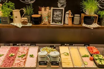 Essen im Hotel oder in der Nähe