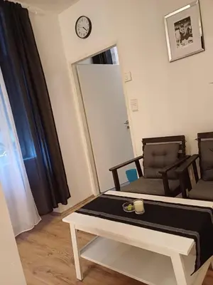 Ein Sitzbereich in der Unterkunft Apartment vis á vis Schönbrunn with private parking