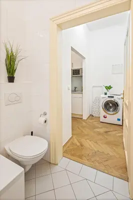 Ein Badezimmer in der Unterkunft Velvet Glow - Gym - Parking
