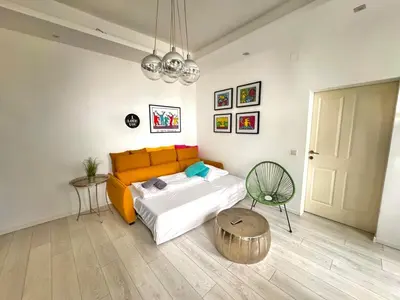 Ein Bett oder Betten in einem Zimmer der Unterkunft Urban Cityapartment