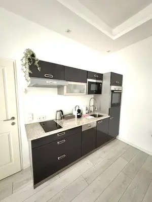 Küche/Küchenzeile in der Unterkunft Urban Cityapartment