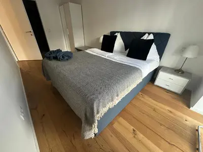 Ein Bett oder Betten in einem Zimmer der Unterkunft Beauty Apartment Erlachgasse