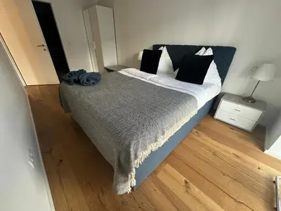 Ein Bett oder Betten in einem Zimmer der Unterkunft Beauty Apartment Erlachgasse