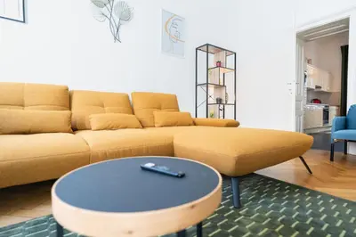 Ein Sitzbereich in der Unterkunft L'Art de Vivre