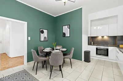 Küche/Küchenzeile in der Unterkunft Cozy Living Apartment 