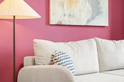 Ein Sitzbereich in der Unterkunft Cozy Living Apartment 