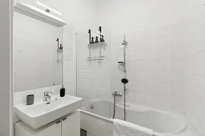 Ein Badezimmer in der Unterkunft Cozy Living Apartment 