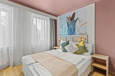 Ein Bett oder Betten in einem Zimmer der Unterkunft Dependance Rooms I 6 Mins to U6 Alser Straße I Self Check In