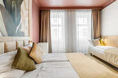Ein Bett oder Betten in einem Zimmer der Unterkunft Dependance Rooms I 6 Mins to U6 Alser Straße I Self Check In