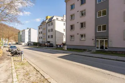 Das Gebäude in dem sich die Ferienwohnung befindet