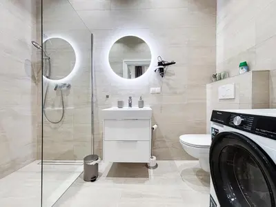 Ein Badezimmer in der Unterkunft Apartment Grandeur in Vienna's City Center