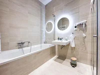Ein Badezimmer in der Unterkunft Apartment Charming in Vienna's City Center