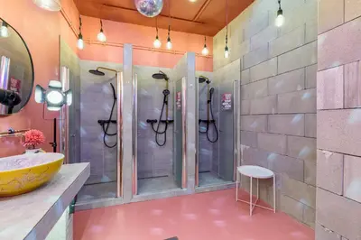 Ein Badezimmer in der Unterkunft UrbanKey Studios - Vienna Mitte