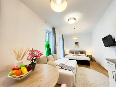Ein Bett oder Betten in einem Zimmer der Unterkunft Vienna Hills Living