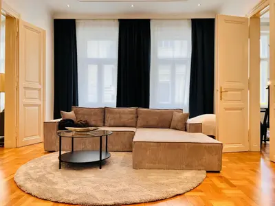 Ein Sitzbereich in der Unterkunft SERVUS HOMES - Friends & Family