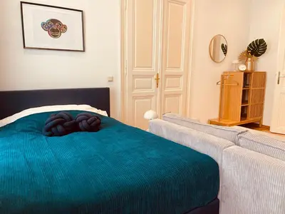 Ein Bett oder Betten in einem Zimmer der Unterkunft SERVUS HOMES - Friends & Family