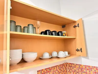 Kaffee-/Teezubehör in der Unterkunft Stylish Flat with 2 Double Beds for 4 people 15a