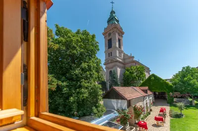 Ein Garten an der Unterkunft Apartment Vinothek
