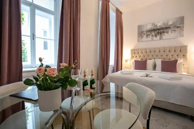 Ein Bett oder Betten in einem Zimmer der Unterkunft Parkview Boutique Apartments