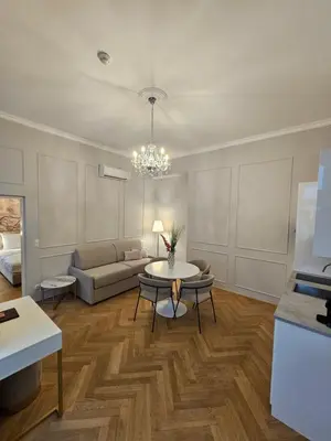 Ein Sitzbereich in der Unterkunft Parkview Boutique Apartments