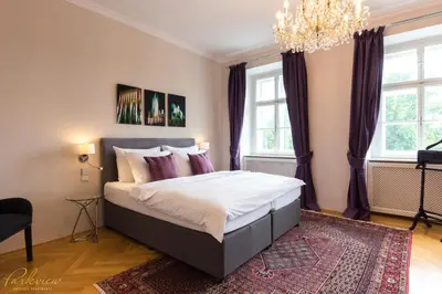 Ein Bett oder Betten in einem Zimmer der Unterkunft Parkview Boutique Apartments