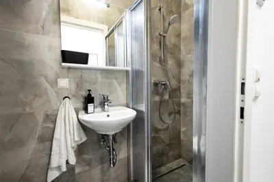 Ein Badezimmer in der Unterkunft Vienna-Apartments Leopoldstadt