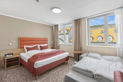 Ein Bett oder Betten in einem Zimmer der Unterkunft Schild Rooms - Self Check-in - Nature and Wine Area