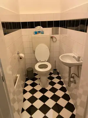 Ein Badezimmer in der Unterkunft Stilvolles Wohnen Taborstraße