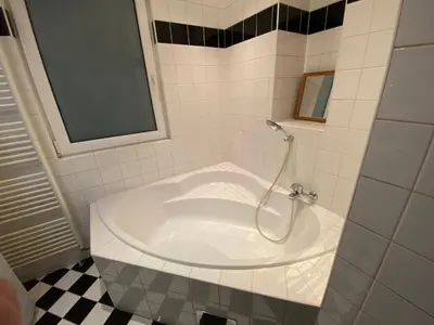 Ein Badezimmer in der Unterkunft Stilvolles Wohnen Taborstraße
